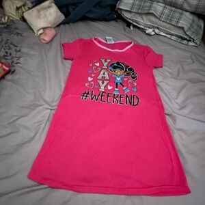 Pink Girls pajama nightgown size 14